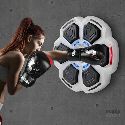 Centra Punching Box With 12OZ Boxing Glove Grey-2018816799340105734