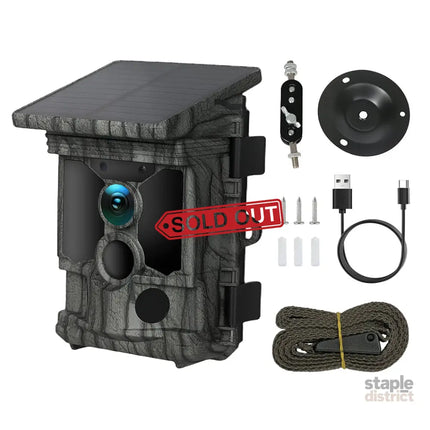 Centra Solar Trail Camera 4K 112MP Hunting Game Cam-2050056808369885184