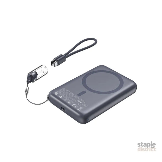 CHOETECH B-862-GY CCC Certified 10000mAh Ultra Thin Magnetic Power Bank - Electronics > Mobile Accessories > Phone