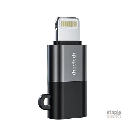 CHOETECH CR-001-GY Mfi iPhone to USB-C USB Adapter - Black - Electronics > Mobile Accessories > Phone Chargers