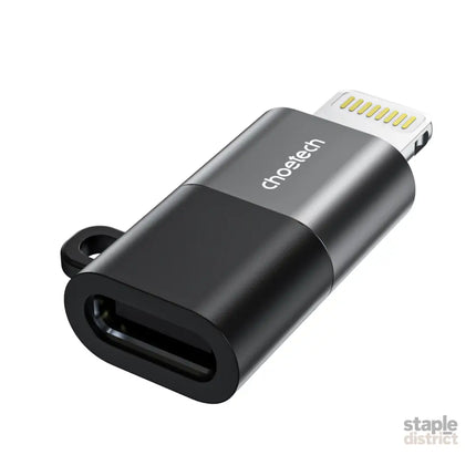 CHOETECH CR-001-GY Mfi iPhone to USB-C USB Adapter - Black - Electronics > Mobile Accessories > Phone Chargers