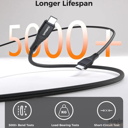 CHOETECH XCC-1008 USB-C-C PD100W M to M Fast charging Cable 1M Black - Electronics > Mobile Accessories > Phone Chargers