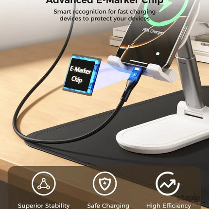CHOETECH XCC-1008 USB-C-C PD100W M to M Fast charging Cable 1M Black - Electronics > Mobile Accessories > Phone Chargers