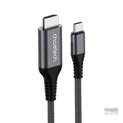 CHOETECH XCH-0041 USB-c to HDMI 4K@60Hz Braid Cable 2M - Electronics > Computer Accessories > Computer Cables & Adapters