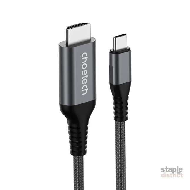 CHOETECH XCH-0041 USB-c to HDMI 4K@60Hz Braid Cable 2M - Electronics > Computer Accessories > Computer Cables & Adapters