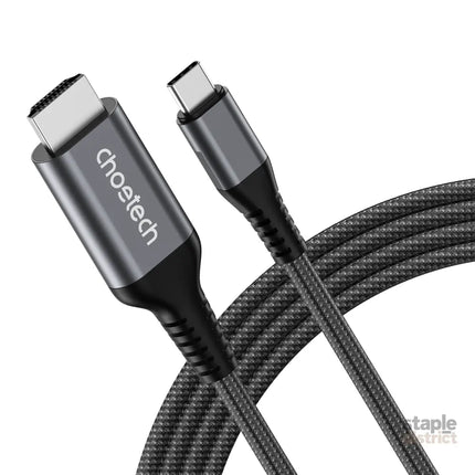 CHOETECH XCH-0041 USB-c to HDMI 4K@60Hz Braid Cable 2M - Electronics > Computer Accessories > Computer Cables & Adapters