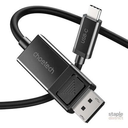 CHOETECH XCP-1803 USB-C To DisplayPort Cable 8K@30Hz 1.8M Two-Way - Appliances > TV > TVs & Accessories