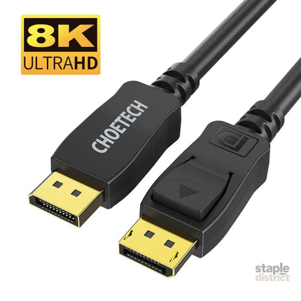 CHOETECH XDD01 DP to DP Cable 2M 8K 60Hz - Appliances > TV > TVs & Accessories