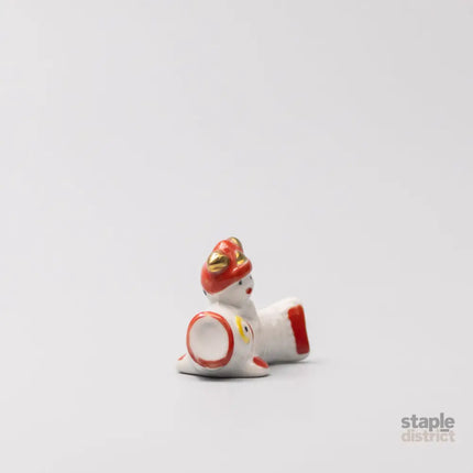 Chopstick Rest Red and White Fish Riding - Appliances > Kitchen Appliances > Toasters & Grills