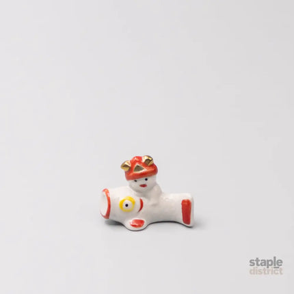 Chopstick Rest Red and White Fish Riding - Appliances > Kitchen Appliances > Toasters & Grills