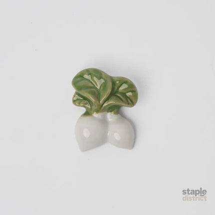 Chopstick Rest White & Green Radish - Appliances > Kitchen Appliances > Toasters & Grills