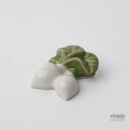 Chopstick Rest White & Green Radish - Appliances > Kitchen Appliances > Toasters & Grills
