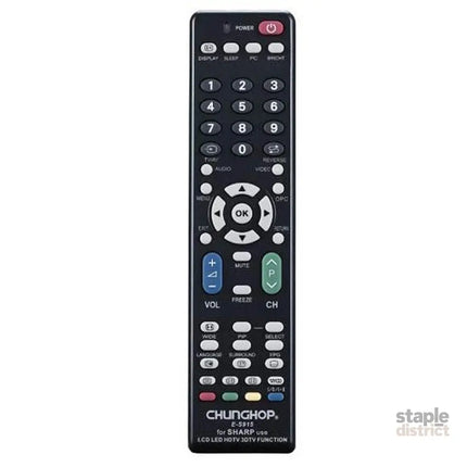 Chunghop Universal TV Remote Control Compatible with Sharp LCD Smart HD Plasma - Appliances > TV > TVs & Accessories