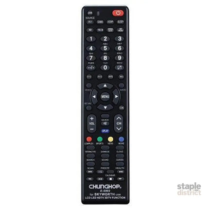 Chunghop Universal TV Remote Control Compatible with Skyworth LCD Smart HD Plasm - Appliances > TV > TVs & Accessories