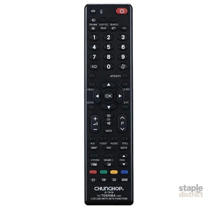 Chunghop Universal TV Remote Control Compatible with Toshiba LCD Smart HD Plasma - Appliances > TV > TVs & Accessories