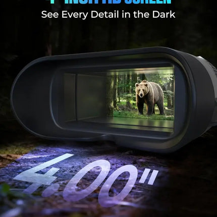 CIGMAN True 4K Night Vision Binoculars,Infrared Goggles with Full-Color Low-Light Imaging 7-Layer Coated Lens,18H