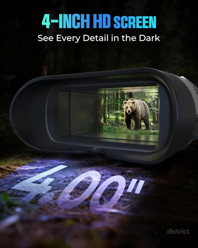 CIGMAN True 4K Night Vision Binoculars,Infrared Goggles with Full-Color Low-Light Imaging 7-Layer Coated Lens,18H