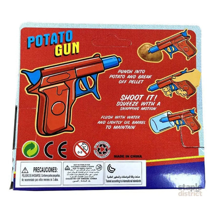 Classic Spud Gun Toy Plastic - Shoot Potatoes Across the Yard! - Baby & Kids > Baby & Kid’s Toys > Outdoor Play