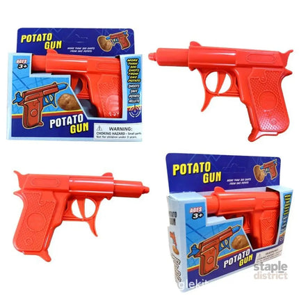 Classic Spud Gun Toy Plastic - Shoot Potatoes Across the Yard! - Baby & Kids > Baby & Kid’s Toys > Outdoor Play