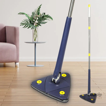 Cleanflo Cleaning Mop Dry Wet Triangle Blue-2018816663532736519