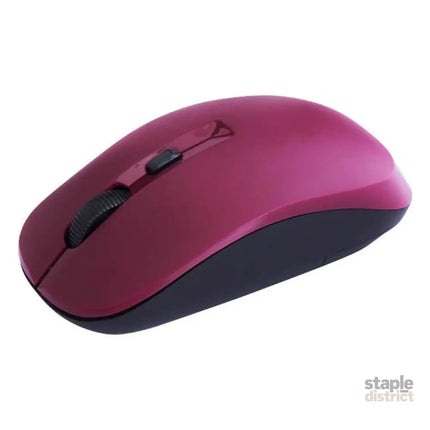 CLiPtec SMOOTH MAX 1600DPI 2.4GHZ WIRELESS OPTICAL MOUSE - Maroon - Commercial > Commercial Others > Office Supplies