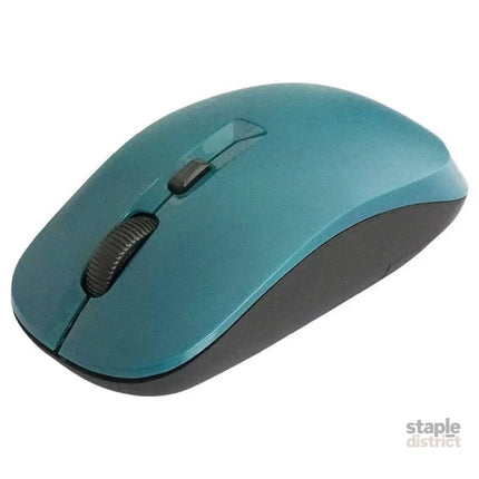 CLiPtec SMOOTH MAX 1600DPI 2.4GHZ WIRELESS OPTICAL MOUSE - Teal - Commercial > Commercial Others > Office Supplies