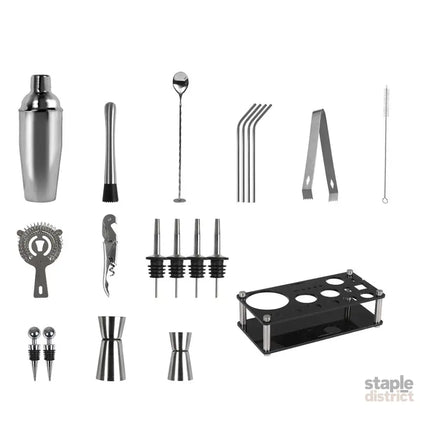 Cocktail Shaker Set Stainless Steel-2006732942008782849