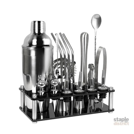 Cocktail Shaker Set Stainless Steel-2006732942008782848