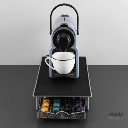 Coffee Capsule Drawer Holder for 40 Nespresso Pods with Non-Slip Top Rack - Appliances > Kitchen Appliances > Coffee