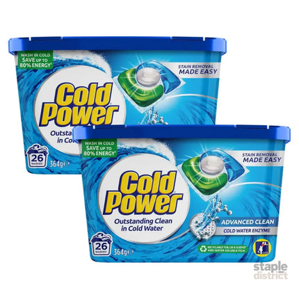Cold Power Advanced Clean x 52 Laundry Detergent Capsules-2050056815210795008