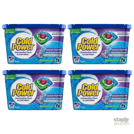 Cold Power Odour Fighter x 104 Laundry Detergent Capsules-2050056816339062784