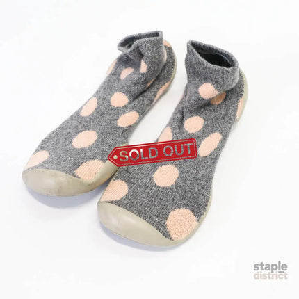 Collegien Slipper Sock Pink Dots 3637-2006733369488052224