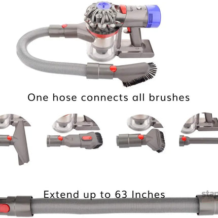 Complete Accessory tool kit for Dyson V7 V8 V10 V11 V12 & V15 vacuum cleaners - Appliances > Vacuum Cleaners > Vacuum