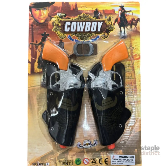 COWBOY GUN & HOLSTER PLAY SET - Baby & Kids > Baby & Kid’s Toys > Outdoor Play Equipment