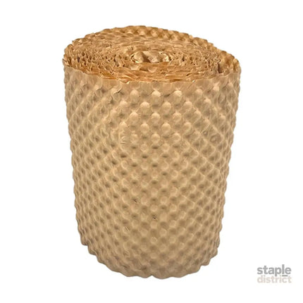 Cowhide Pressure Bubble Paper Roll Shock Absorbing Biodegradable Cushioning Wrap - 28x50m - Commercial > Packaging >