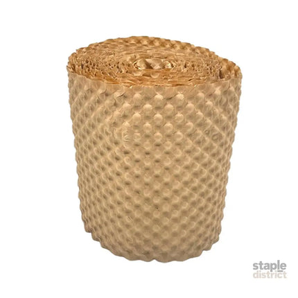 Cowhide Pressure Bubble Paper Roll Shock Absorbing Biodegradable Cushioning Wrap - 28x50m - Commercial > Packaging >
