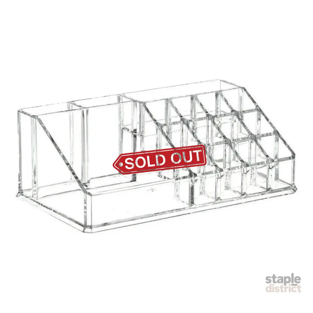 Desktop Transparent Storage Organizer Box Multi-Compartment Display Rack Holder - 16 grids - Baby & Kids > Kid’s