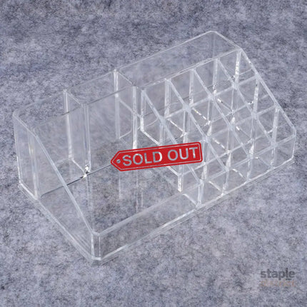 Desktop Transparent Storage Organizer Box Multi-Compartment Display Rack Holder - 16 grids - Baby & Kids > Kid’s