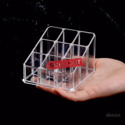 Desktop Transparent Storage Organizer Box Multi-Compartment Display Rack Holder - 16 grids - Baby & Kids > Kid’s