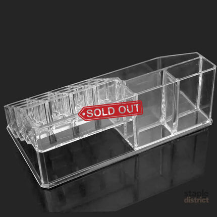 Desktop Transparent Storage Organizer Box Multi-Compartment Display Rack Holder - 16 grids - Baby & Kids > Kid’s