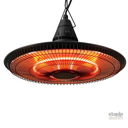 Devanti 1500W Hanging Electric Patio Heater - Appliances > Heaters > Patio Heaters