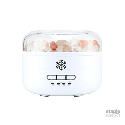 Devanti 150ml Salt Lamp Aroma Diffuser Ultrasonic Humidifier Purifier 7 LED Colors - Appliances > Aroma Diffusers &
