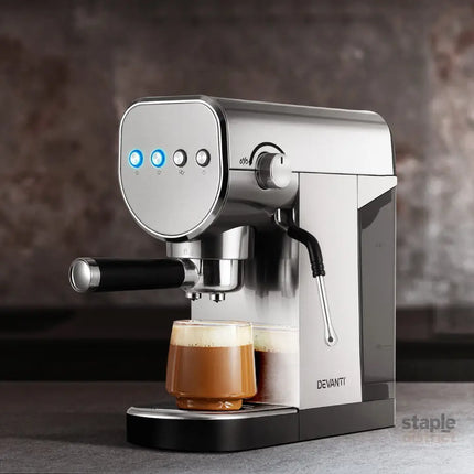 Devanti 20 Bar Coffee Machine Espresso Cafe Maker - Appliances > Kitchen Appliances > Coffee Machines & Accessories