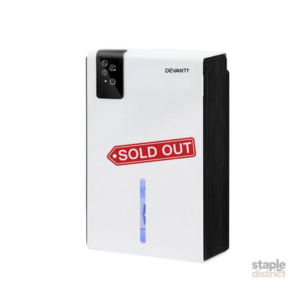 DEVANTI 2000ml Portable Dehumidifier Moisture Absorber Home Bedroom Quiet Remote - Appliances > Aroma Diffusers &