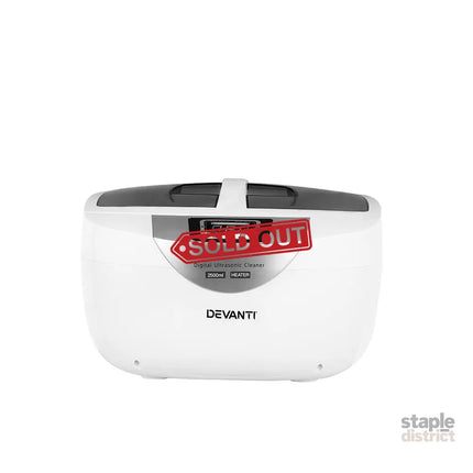 Devanti 2500ml Ultrasonic Cleaner Heater Jewellery Glasses Cleaning Machine 70W - Appliances > Other Cleaning