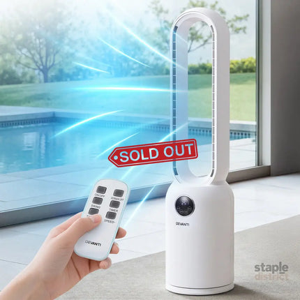 Devanti 2in1 Bladeless Fan Air Purification W/ Remote 88cm - Appliances > Fans > Portable Fans