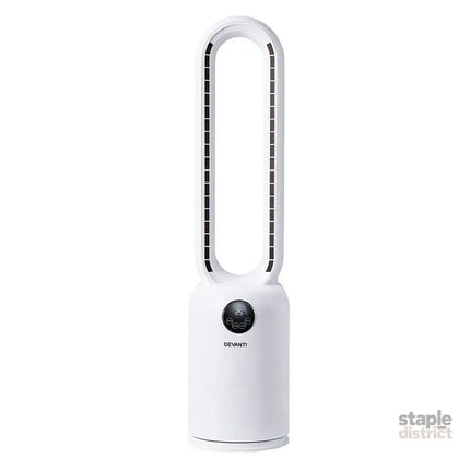 Devanti 2in1 Bladeless Fan Air Purification W/ Remote 88cm - Appliances > Fans > Portable Fans