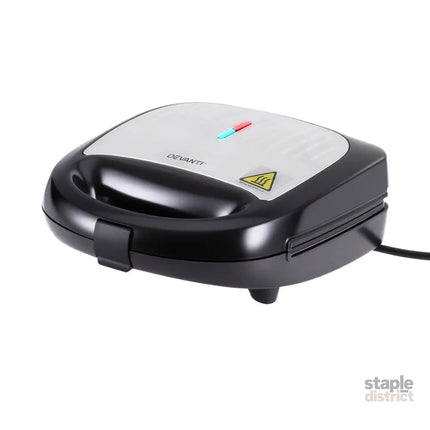 Devanti 3-in-1 Sandwich Press Waffle Maker Panini Press Grill 850W - Appliances > Kitchen Appliances > Toasters & Grills