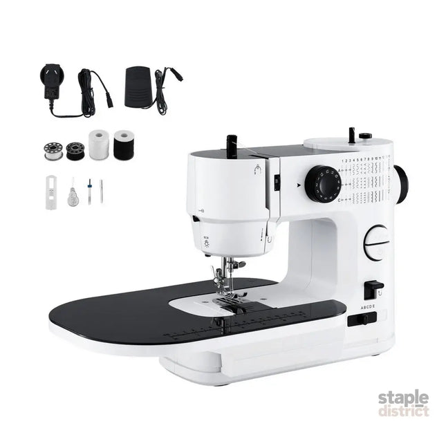 Devanti 39 Stitches Mini Sewing Machine Portable Sewing Machine Kit - Home & Garden > Hobbies > Arts & Crafts