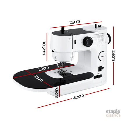 Devanti 39 Stitches Mini Sewing Machine Portable Sewing Machine Kit - Home & Garden > Hobbies > Arts & Crafts